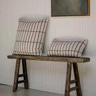 Aalto Throw Pillow in Ivory & Sepia