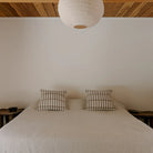 Aalto Throw Pillow in Ivory & Sepia