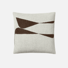 Berlin Throw Pillow in Ivory & Coffee