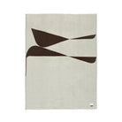 Berlin Reversible Throw in Ivory & Coffee