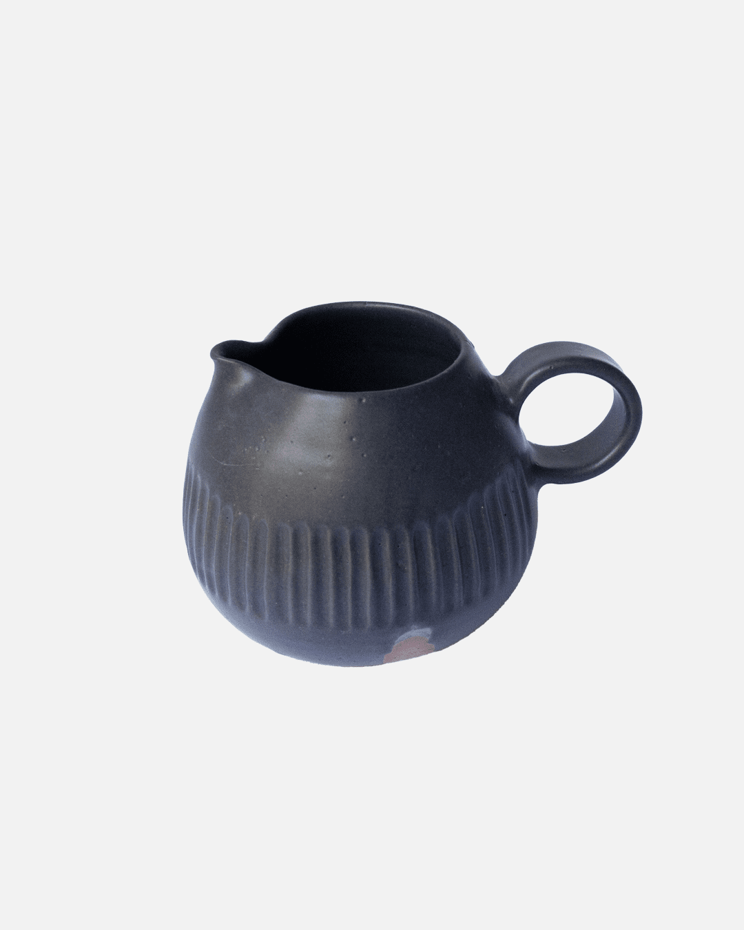 Handmade Small Black Pitcher