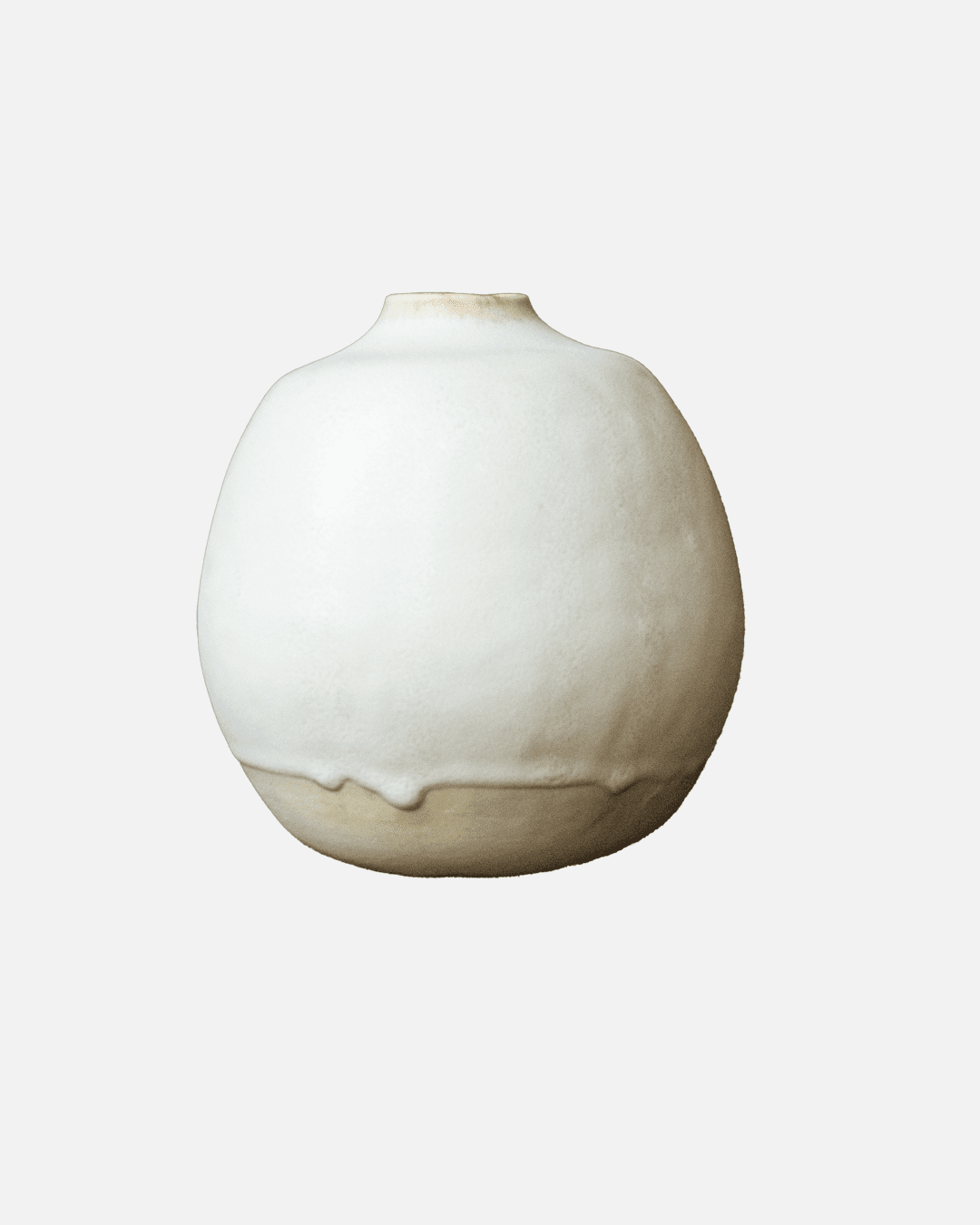 Handmade Small White Bubble Vase