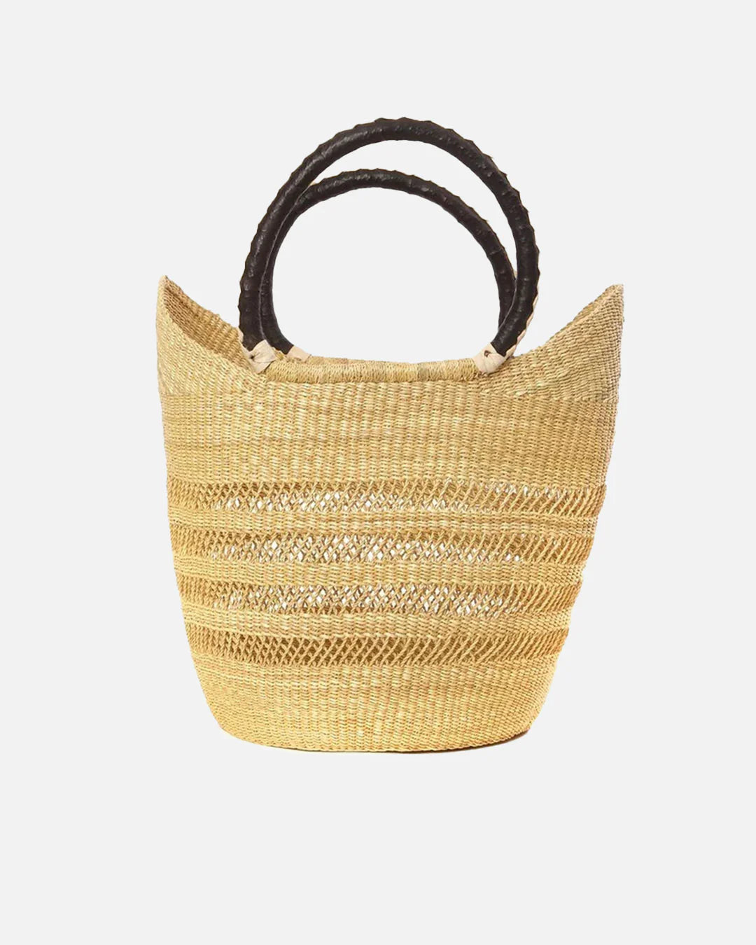 Natural Open Wave Beach Tote