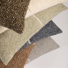 Hera Cushion Cover in Light Brown and Off White