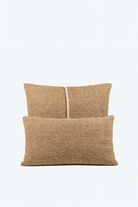 Hera Cushion Cover in Light Brown and Off White