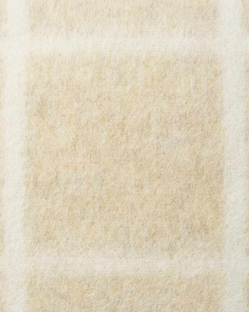 Umi Throw Pillow in Limestone & Ivory