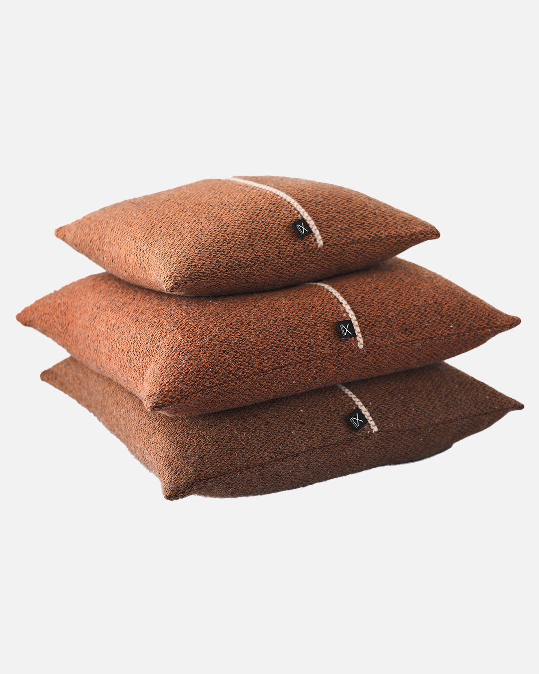 Urano Cushion Cover in Burnt Umber