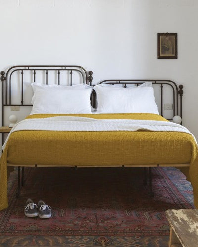 Bed Cover in Yellow