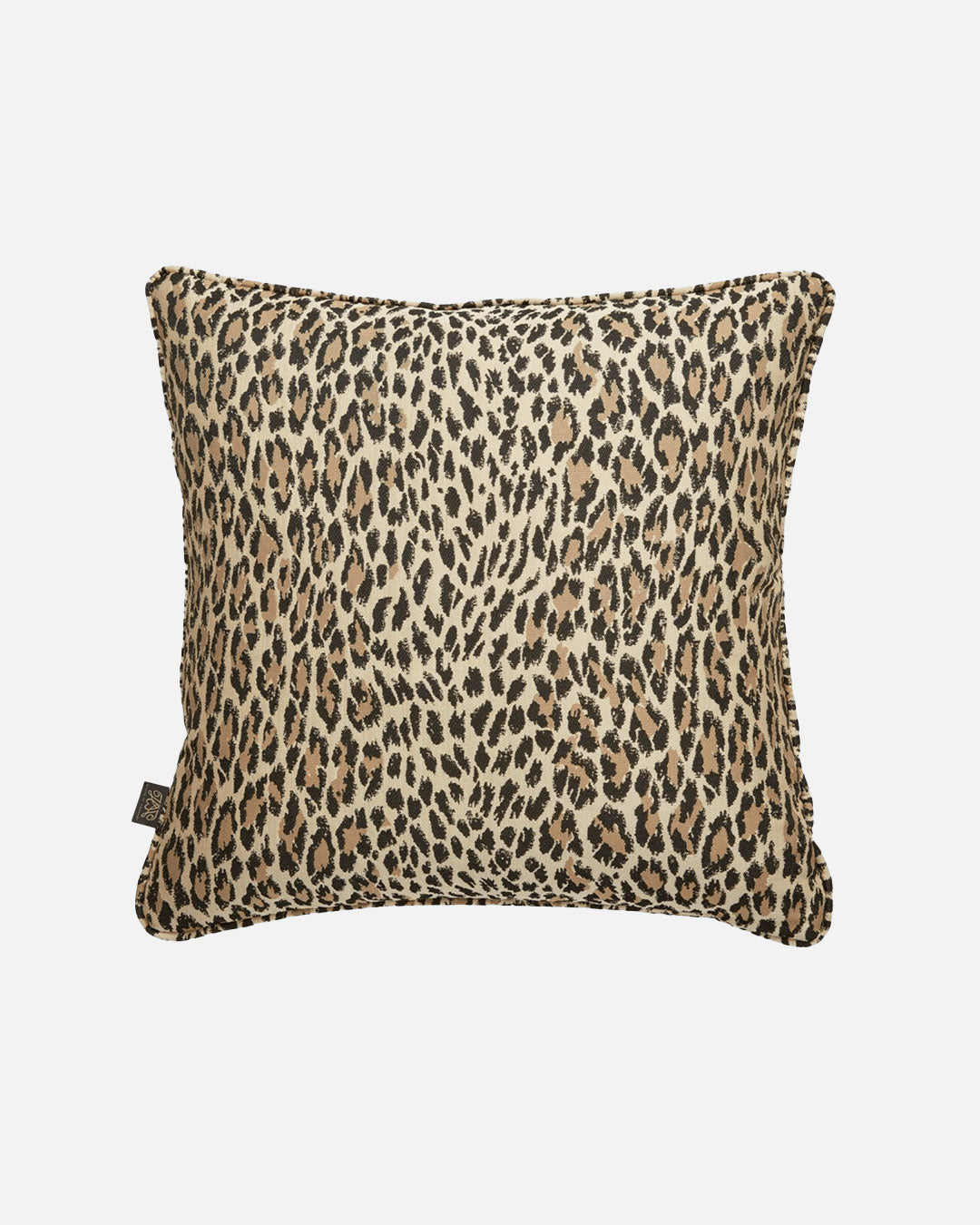 Wild Card Medium Jacquard Cushion in Butterscotch