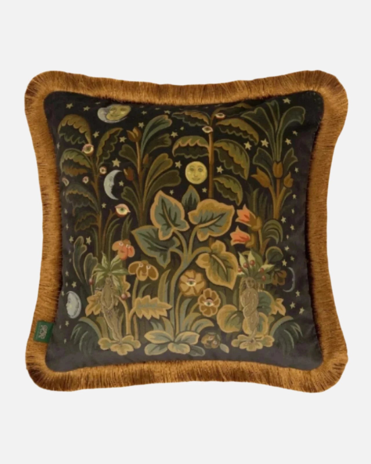 Moon Garden Velvet Cushion - Medium