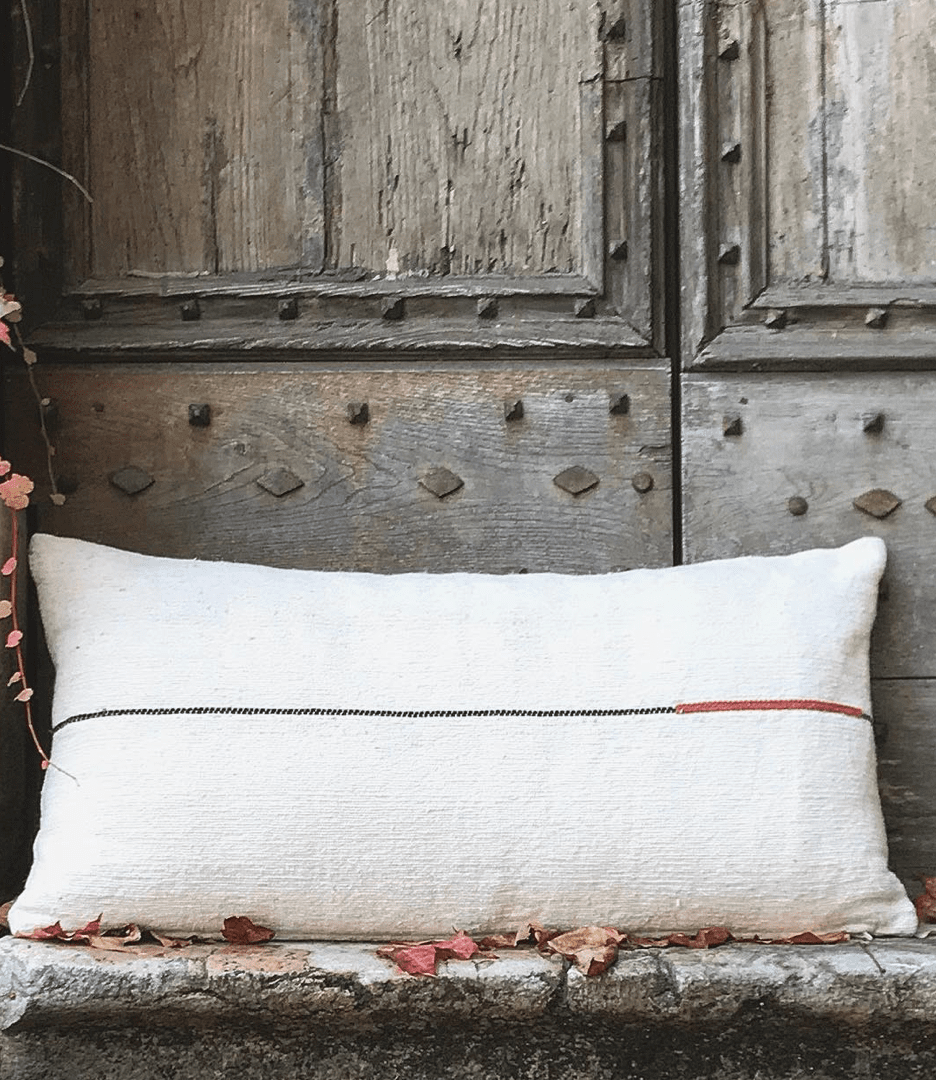 Sema Handwoven Chestnut Cushion