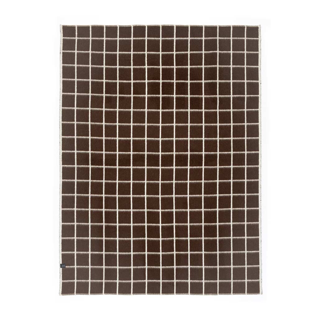 Umi Heirloom Blanket in Ivory & Coffee