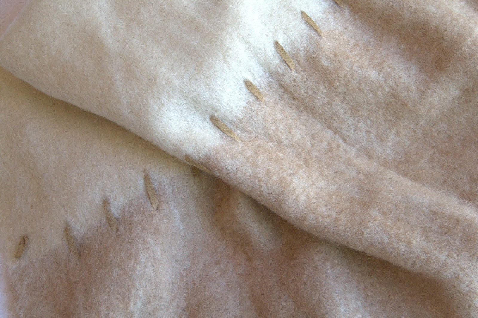 Mohair Throw - Stitching 2