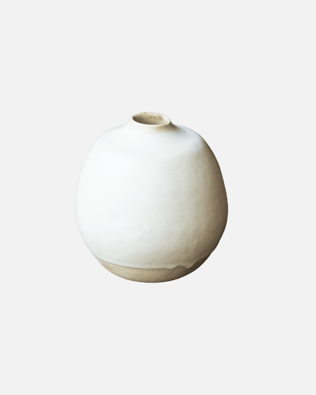 Handmade Small White Bubble Vase