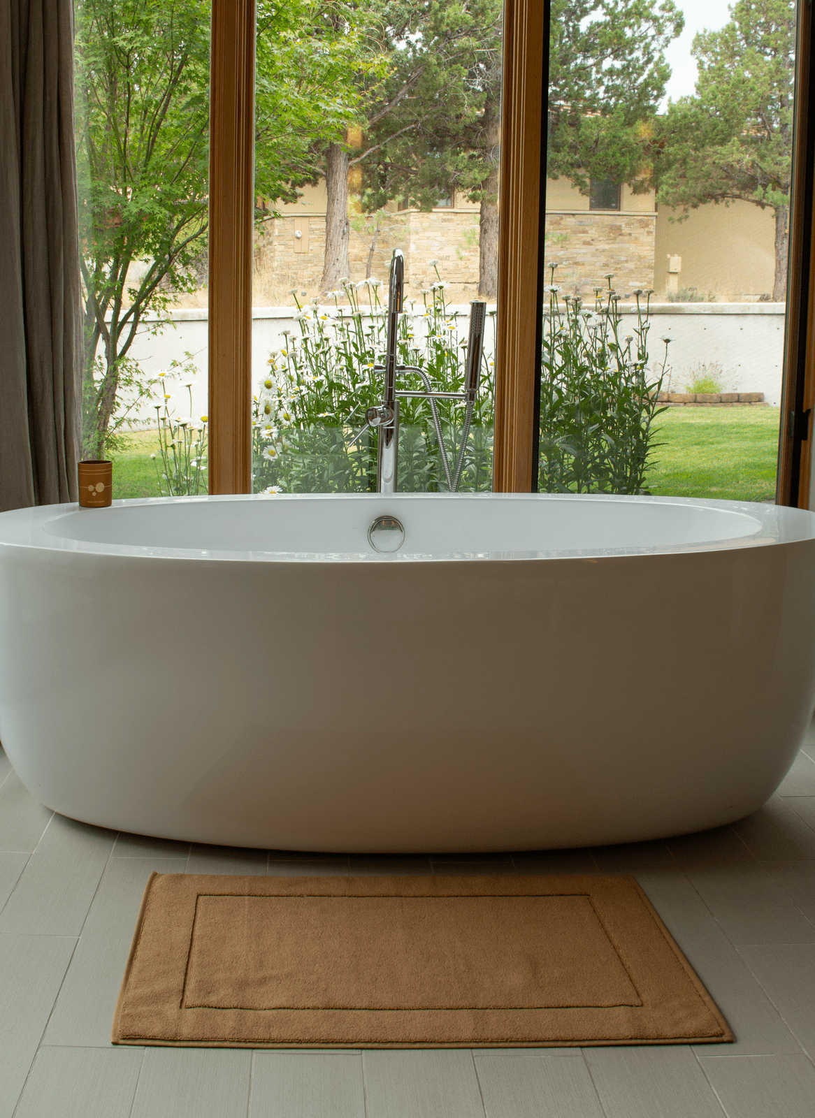 Cotton Bath Mat - Tabac