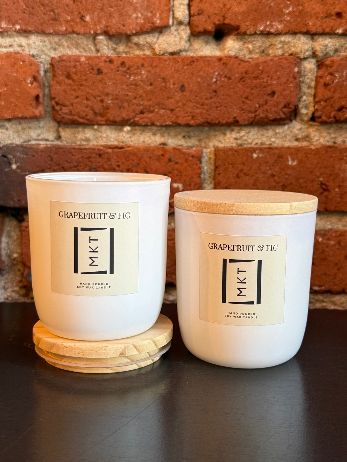 Grapefruit and Fig Candle - White