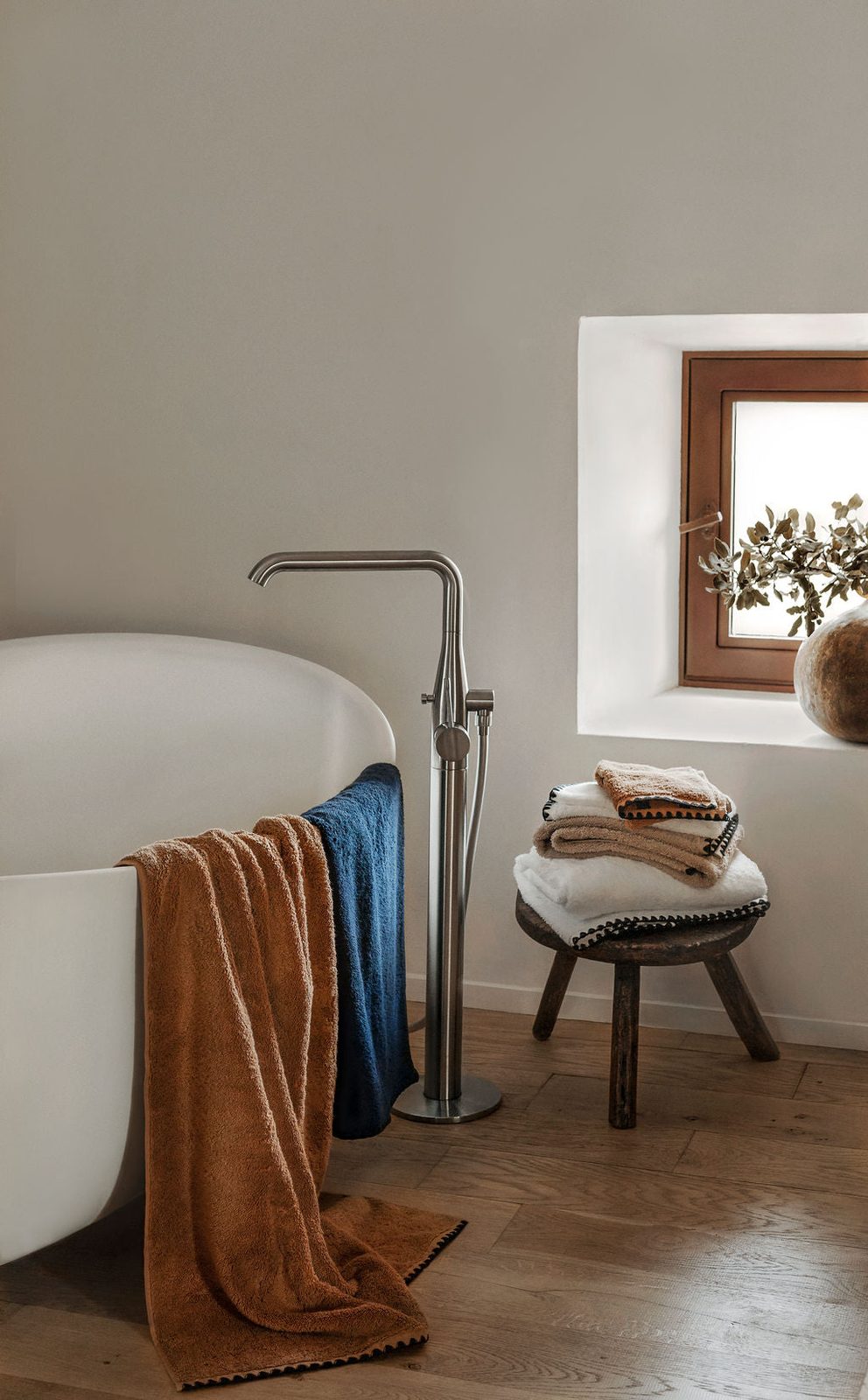 Cotton Bath Linens - Tabac