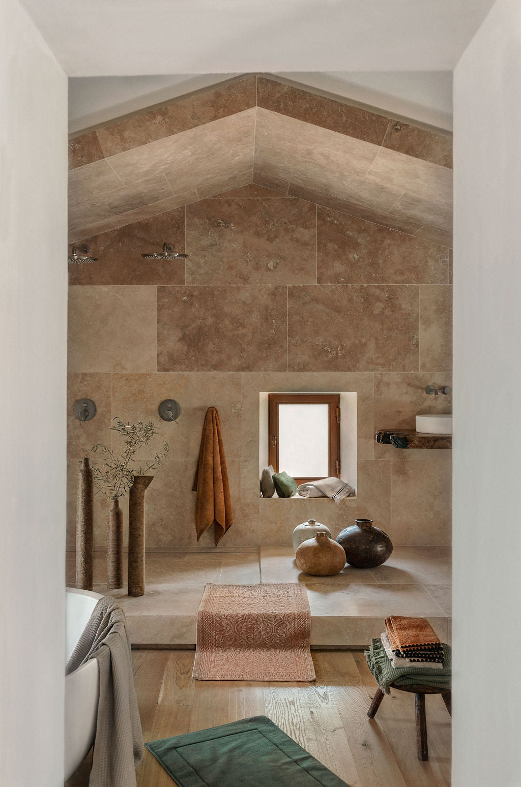 Cotton Bath Linens - Tabac