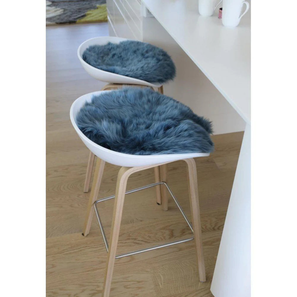 Wool Seat Cover - Steel