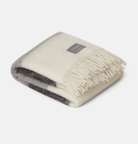 Black, Skiffer & White Stripe Mohair Throw