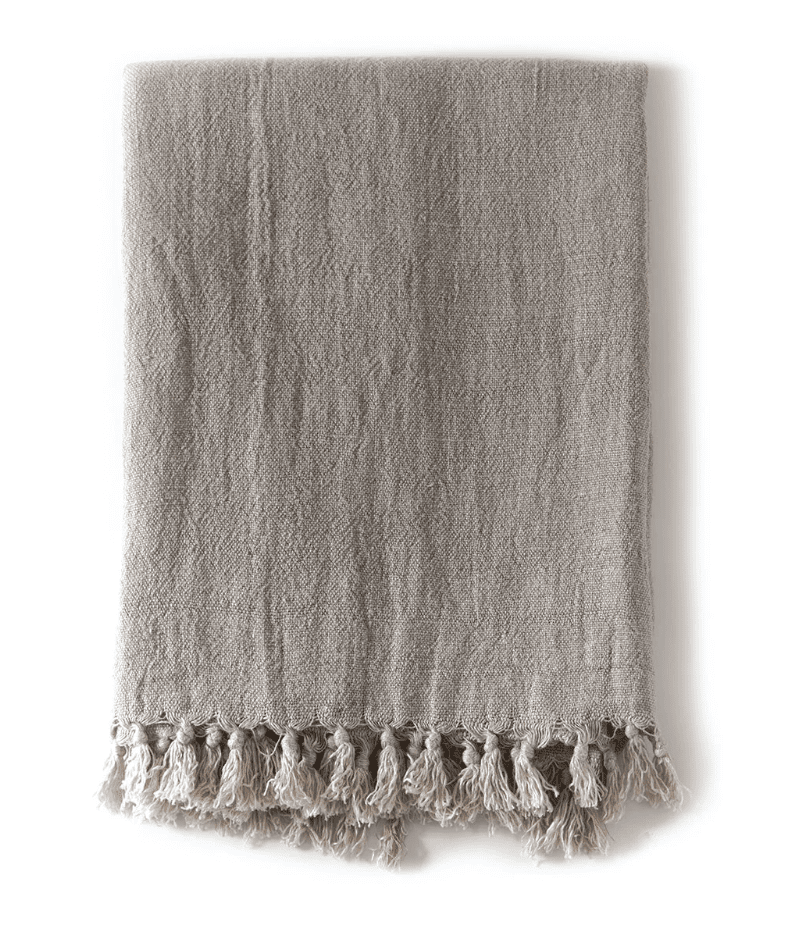 Pom Pom @ Home Linen Color Throw 90x120