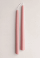 12" Beeswax Dipped Taper Candles - 1 Pair - Blossom
