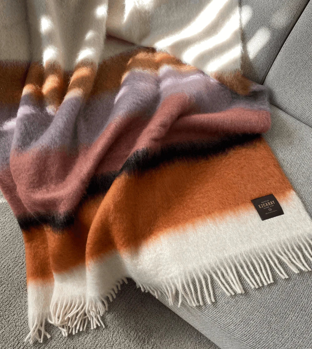 Mohair Throw - Serenity 29