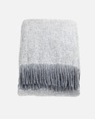 White & Skiffer Melange Mohair Throw