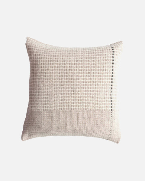 Temps Handwoven Cushion - Light Grey