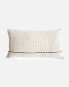 Temps Handwoven Lumbar Cushion - Light Grey