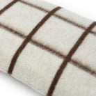 Umi Throw Pillow in Ivory & Coffee