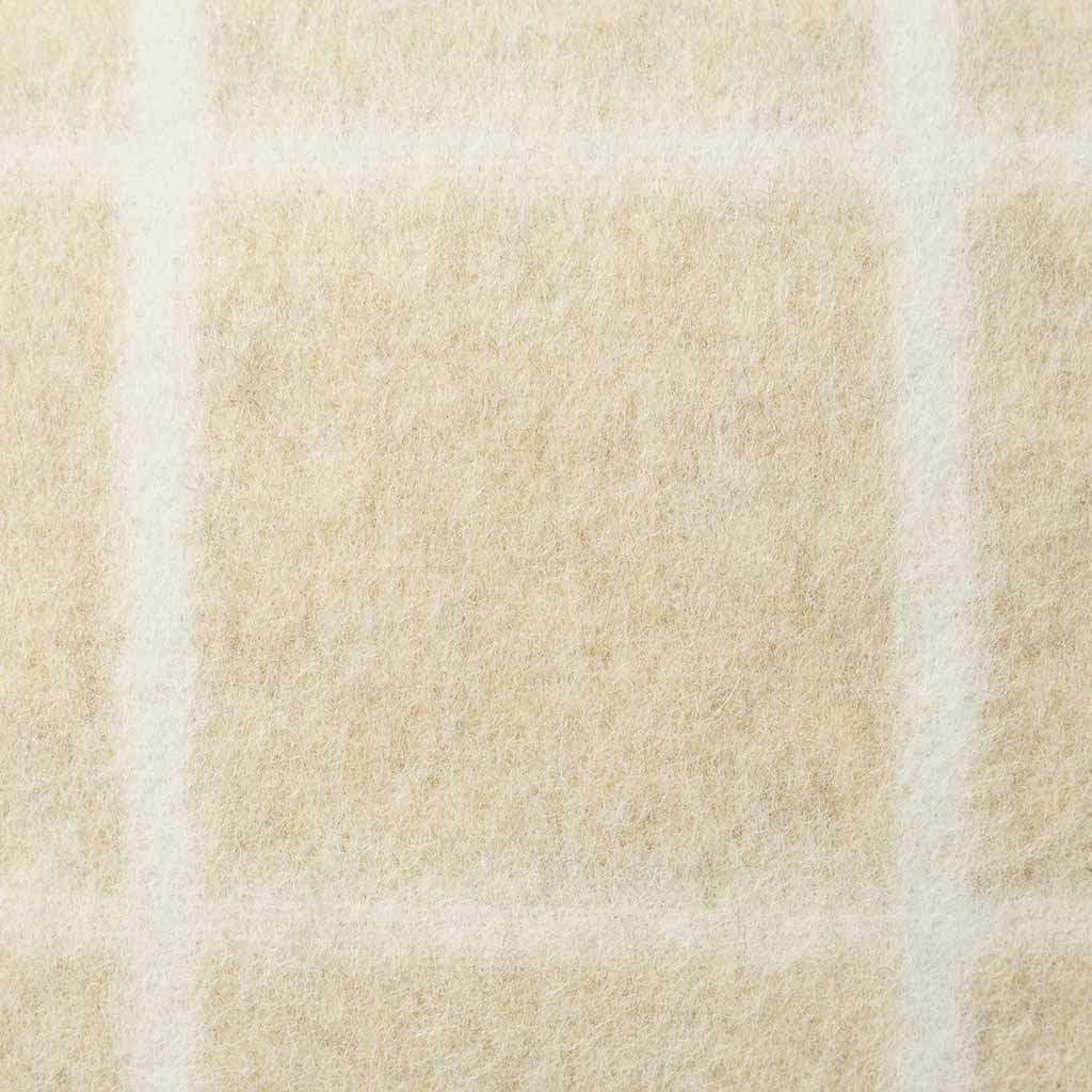 Umi Throw Pillow in Limestone & Ivory