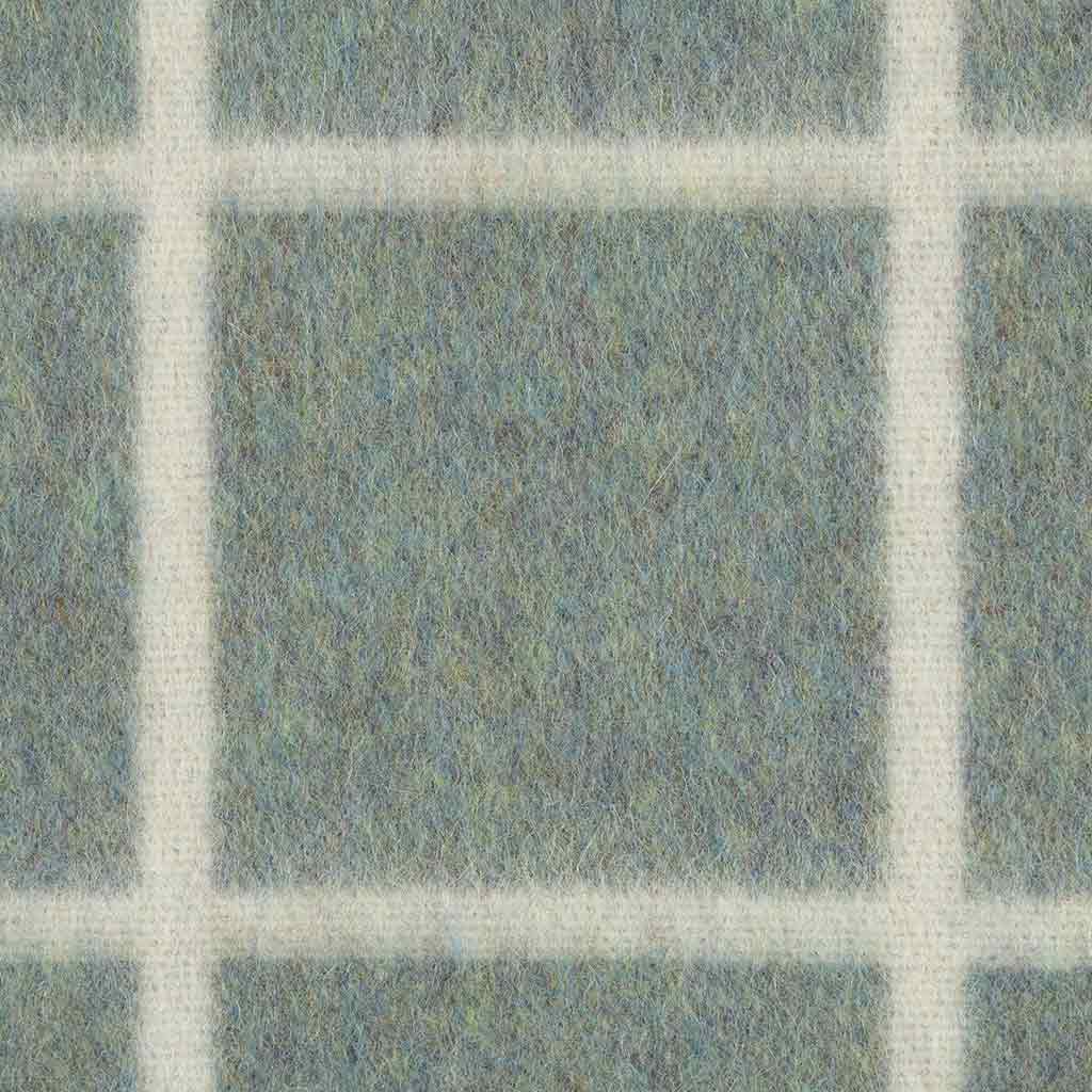 Umi Heirloom Blanket in Marled Sea Glass & Ivory