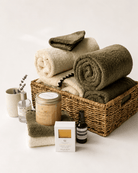 Cotton Bath Linens - Kaki