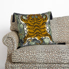 Foris Saber Large Tassel Velvet Cushion - Noir