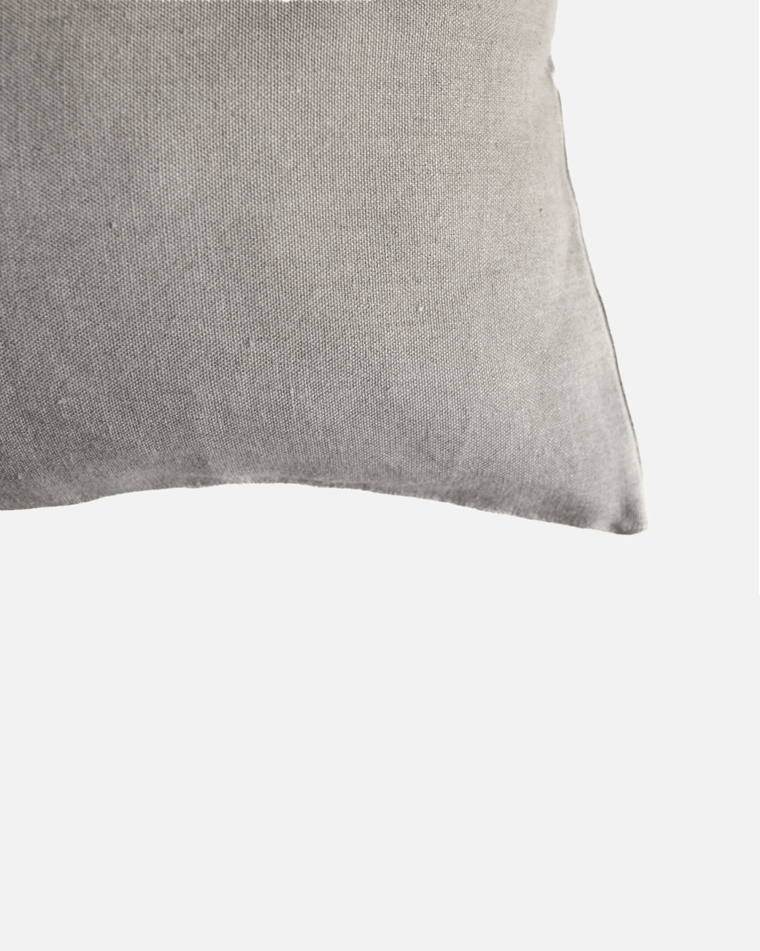 Lola Linen Bed Sham - Natural Col #32 Dark Grey