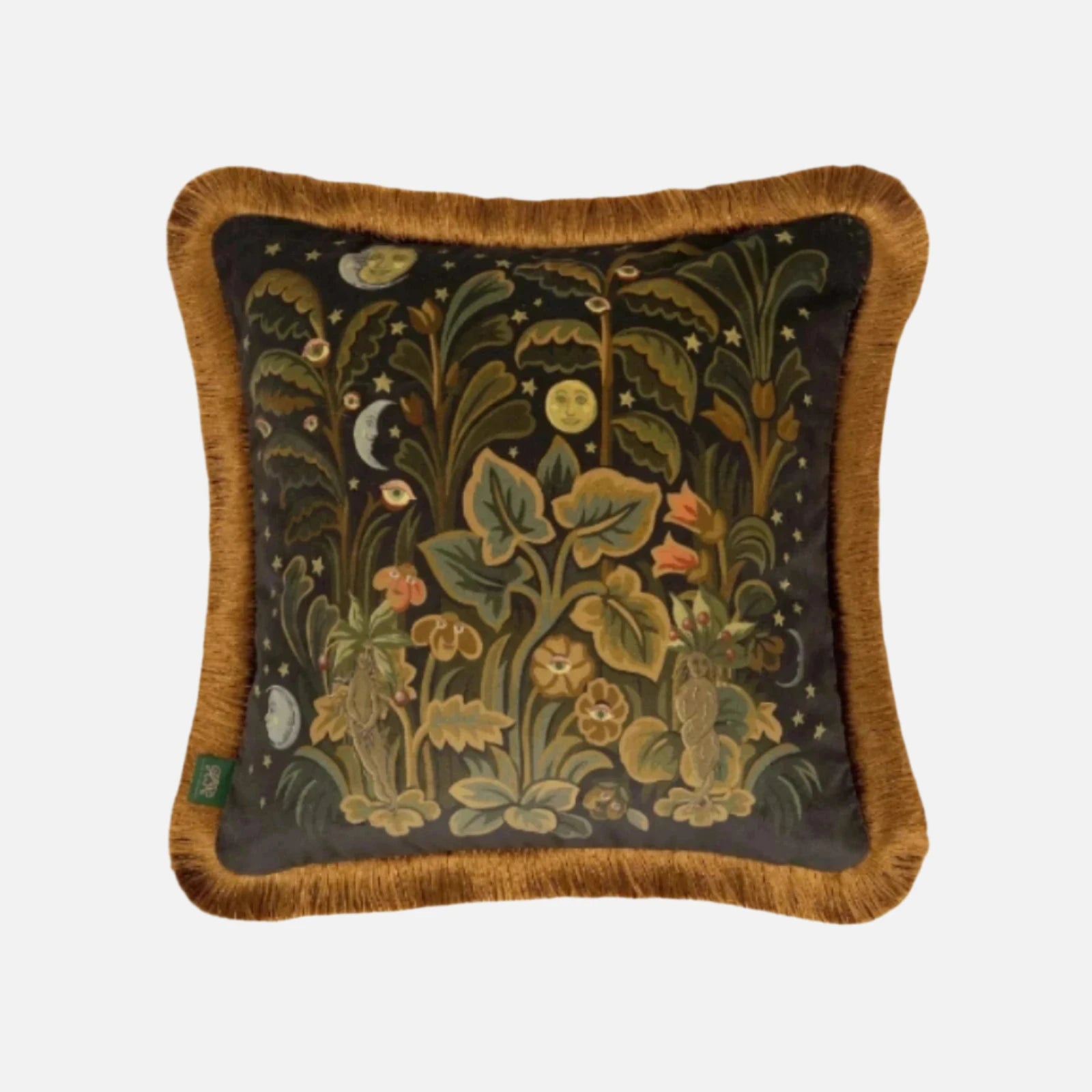 Moon Garden Velvet Cushion - Medium