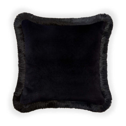 Trematonia Medium Jacquard Cushion in Ebony