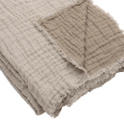 Washed Waffled Linen Blanket in Naples
