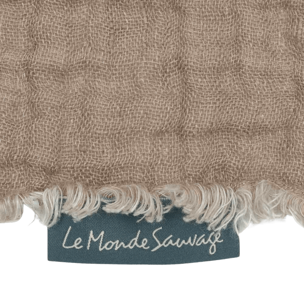 Washed Waffled Linen Blanket in Naples